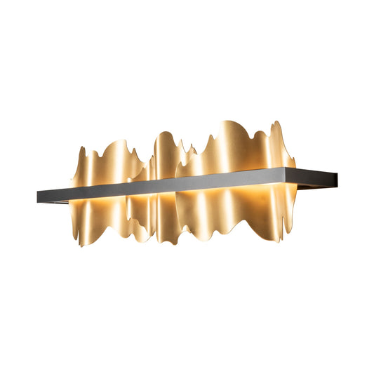 Hildene LED Wall Sconce - Black/Gold Finish