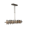 Load image into Gallery viewer, Hildene Large LED Linear Suspension - Brushed Steel/Vintage Platinum Finish
