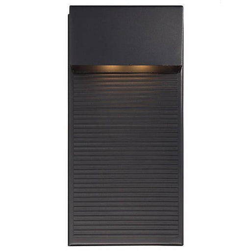 Hiline Medium Outdoor LED Wall Light - Black Finish