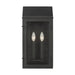 Hingham Large Outdoor Wall Sconce - Textured Black Finish