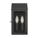 Hingham Small Outdoor Wall Sconce - Textured Black Finish