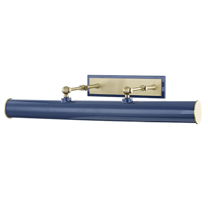 Holly Large Picture Light - Navy/Aged Brass Finish