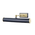 Load image into Gallery viewer, Holly Medium Picture Light - Navy/Aged Brass Finish
