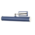 Load image into Gallery viewer, Holly Medium Picture Light - Navy/Polished Nickel Finish
