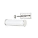 Holly Small Picture Light - White/Polished Nickel Finish