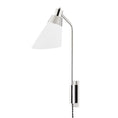 Load image into Gallery viewer, Hooke Swing Arm Plug-In Wall Sconce - Polished Nickel Finish
