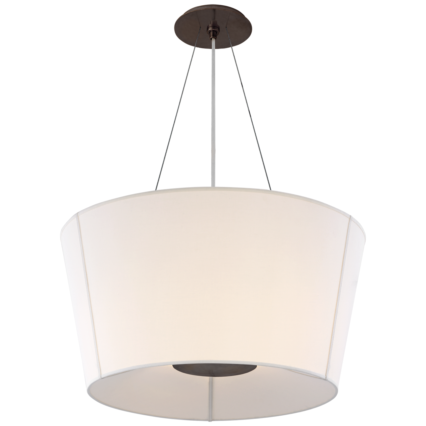 Hoop Medium Inverted Hanging Shade - Bronze