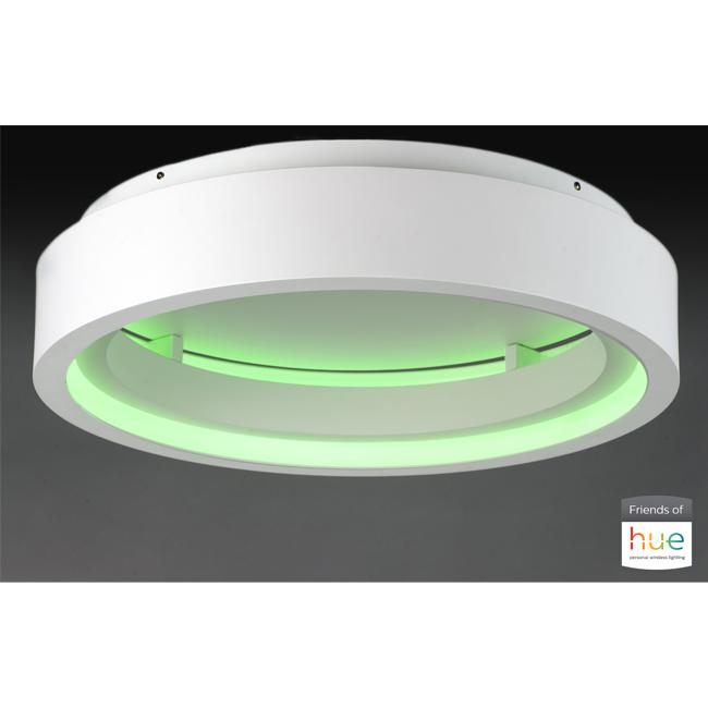 I Corona Flush Mount Ceiling Light - Green Light
