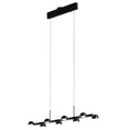 Load image into Gallery viewer, Horoscope 8-Light Linear Suspension - Satin Dark Gray Finish
