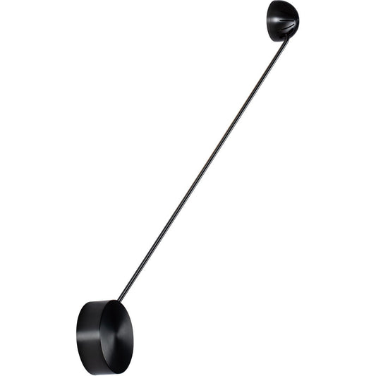 Horoscope Long Arm Wall Sconce - Satin Dark Gray Finish