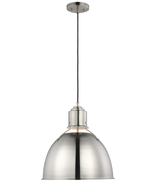 Huey Pendant - Brushed Nickel Finish