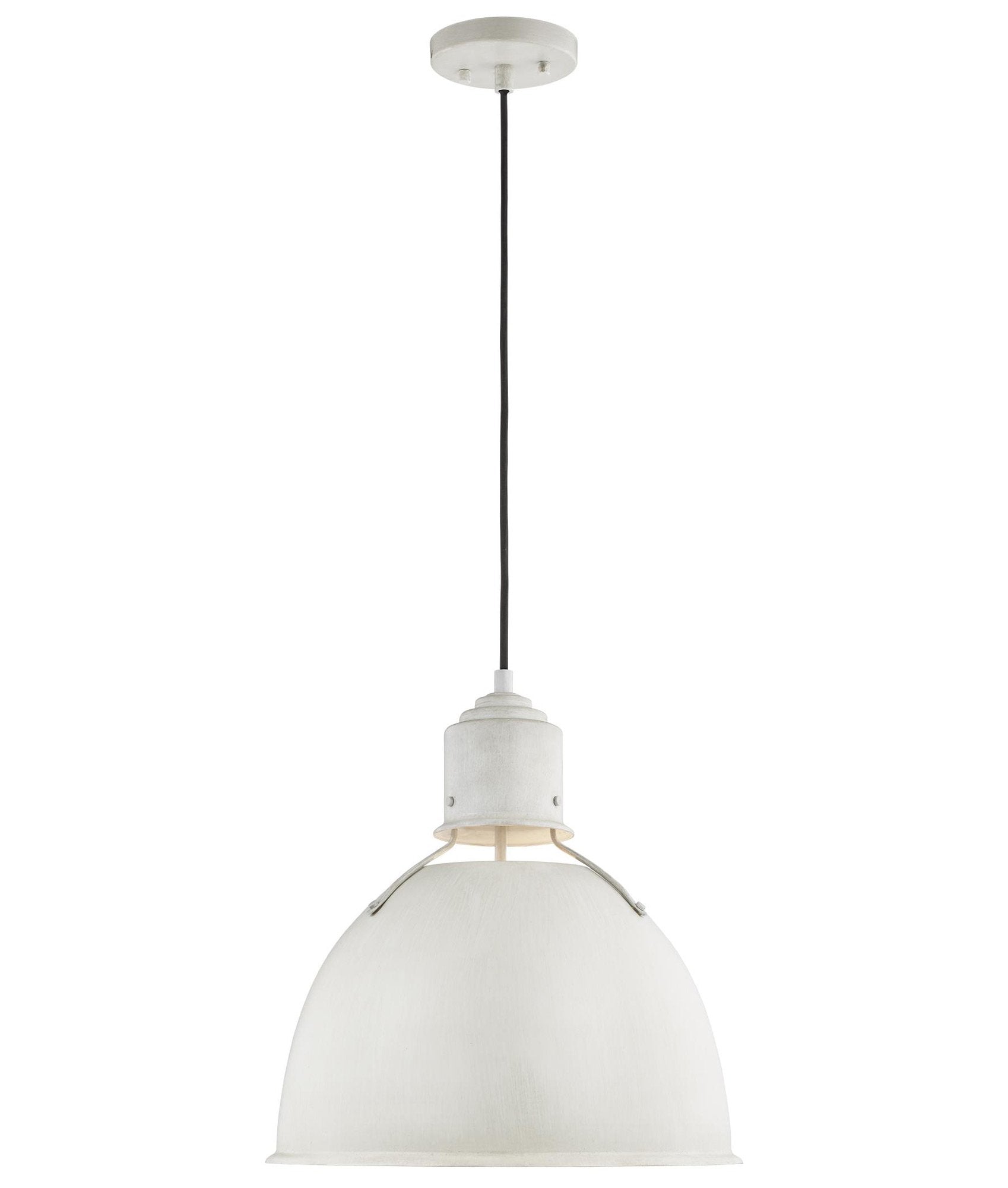 Huey Pendant - Antique White Finish