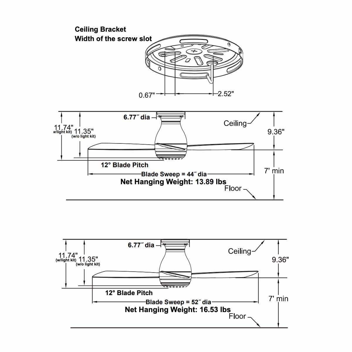 Hugh Ceiling Fan