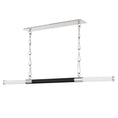 Load image into Gallery viewer, Huntington Linear Pendant - Polished Nickel/Black Finish
