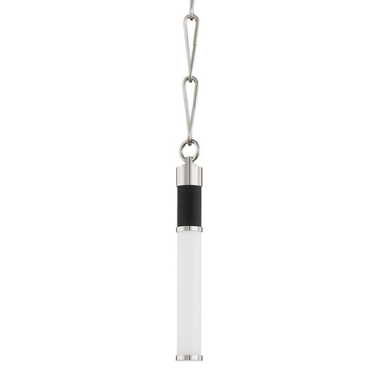 Huntington Pendant - Polished Nickel/Black Finish