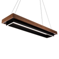 Load image into Gallery viewer, Hustler Linear Pendant - Black/Dark Walnut
