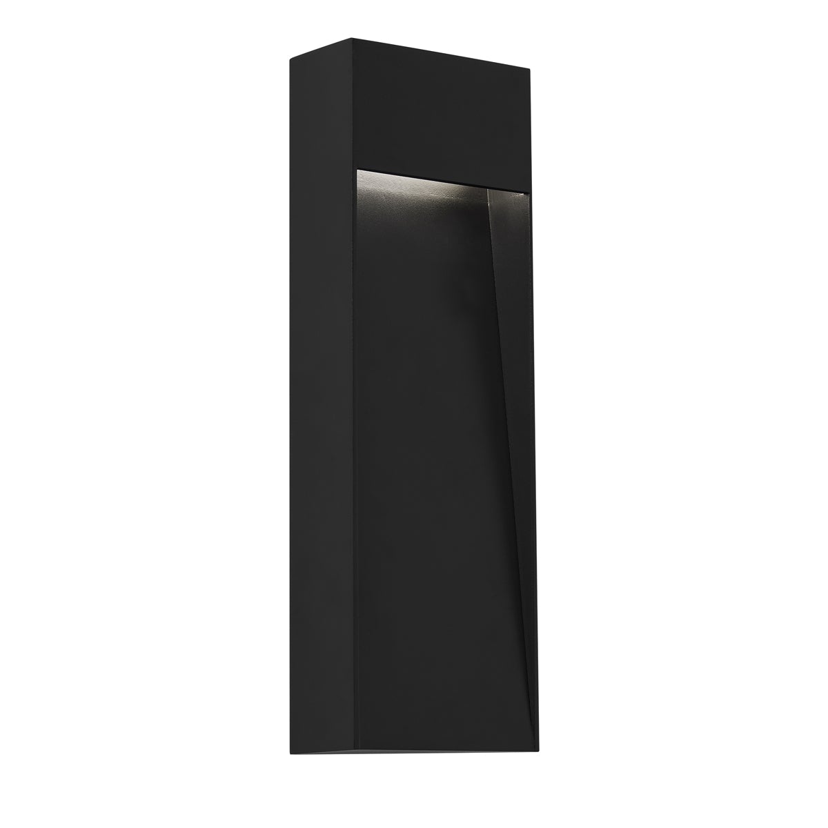 Inga Large Outdoor Wall Sconce - Black Finish