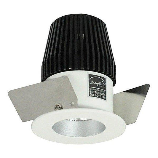 IOLITE Round 1" Regressed Reflector Trim - Haze/White Finish with Straight Reflector