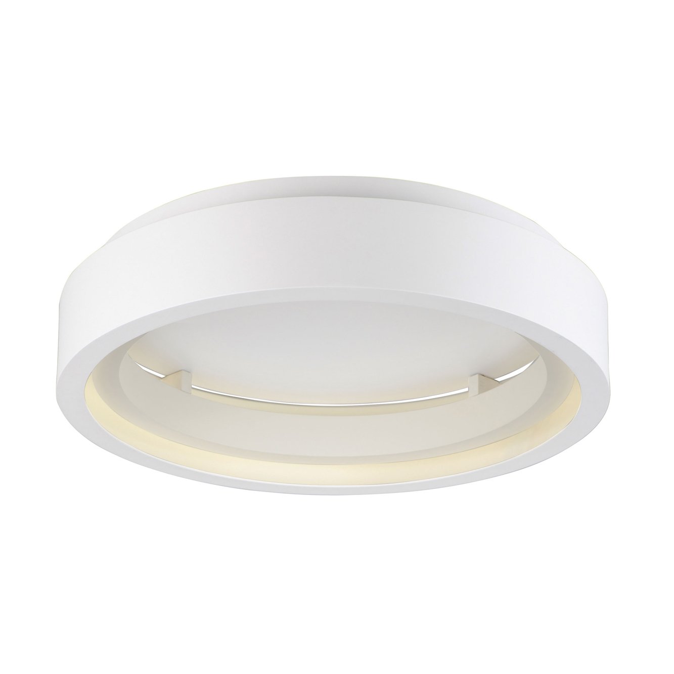 I Corona Flush Mount Ceiling Light - Matte White