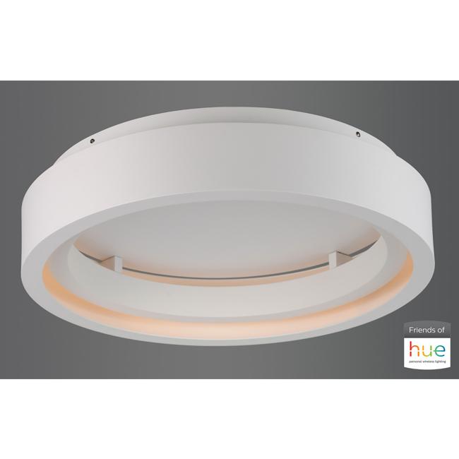 I Corona Flush Mount Ceiling Light - Orange Light