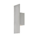 Icon LED Small Outdoor Sconce - Brushed Aluminum