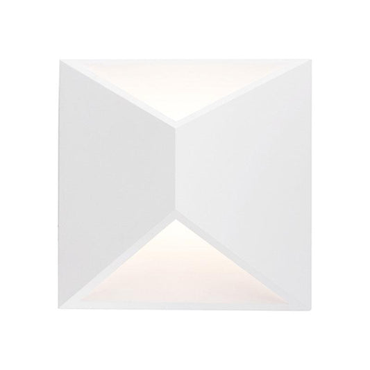 Indio Short LED Outdoor Wall Sconce - White Finish