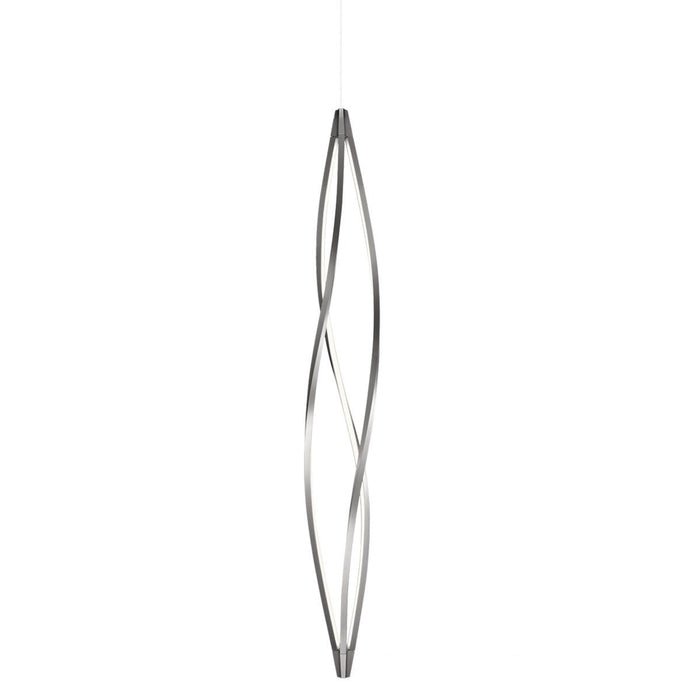 In the Wind Vertical LED Pendant - Titan Grey Finish