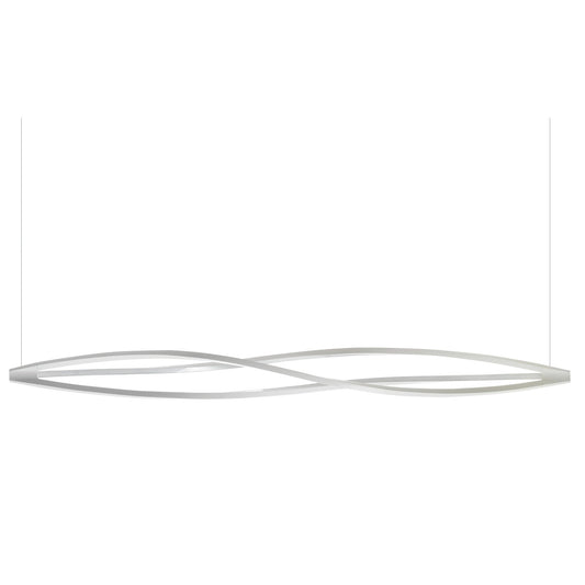 In the Wind Horizontal LED Pendant - White Finish