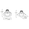 Load image into Gallery viewer, Iolite 4" Reflector LED Trim - Diagram
