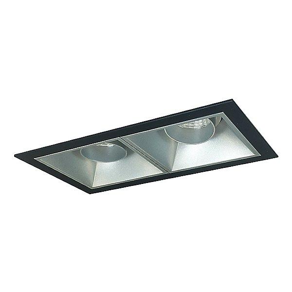 Iolite MLS LED Adjustable Snoot and Wall Wash Two Head Trim Set - Haze Trim with Black Flange