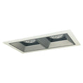 Load image into Gallery viewer, Iolite MLS LED Wall Wash Two Head Trim Set - Haze Trim with Matte Powder White Flange
