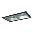 Load image into Gallery viewer, Iolite MLS LED Fixed Downlight Two Head Trim Set - Haze Trim with Black Flange
