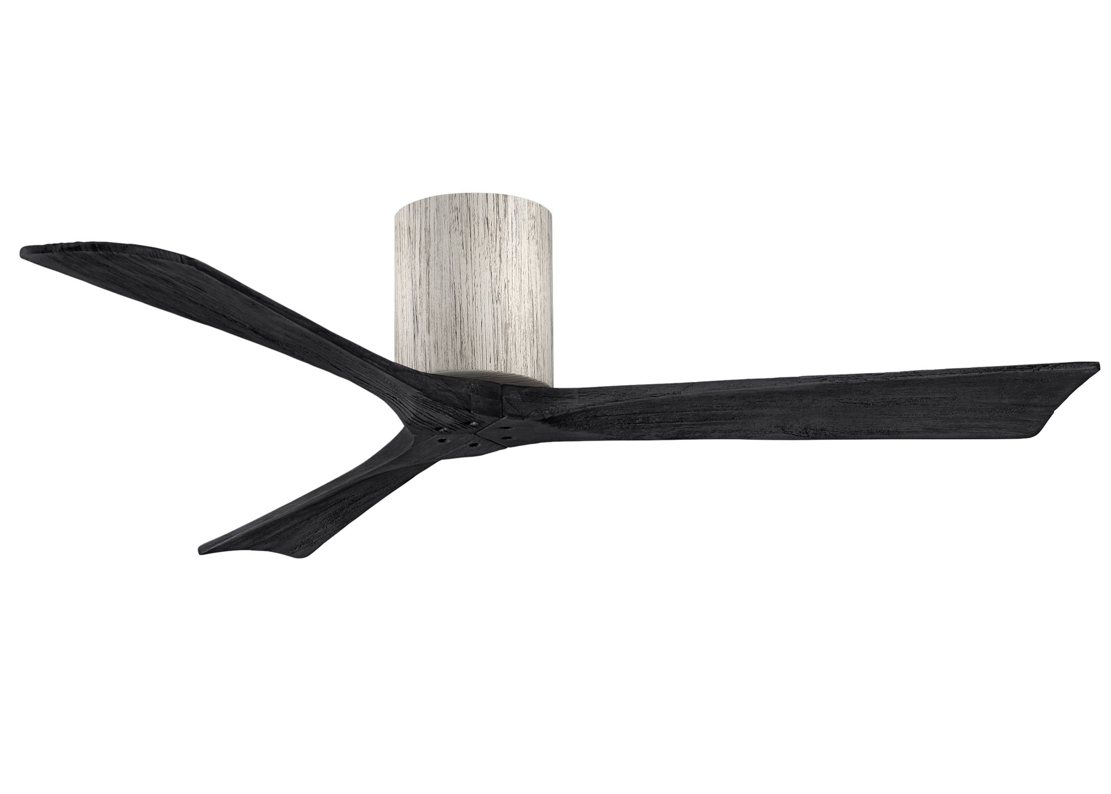 Irene Hugger 3-Blade Ceiling Fan - Barn Wood Finish with Matte Black Blades