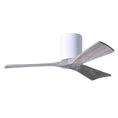 Load image into Gallery viewer, Irene Hugger 3-Blade Ceiling Fan - Gloss White Finish with Barn Wood Blades
