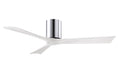 Load image into Gallery viewer, Irene Hugger 3-Blade Ceiling Fan - Polished Chrome Finish with Matte White Blades
