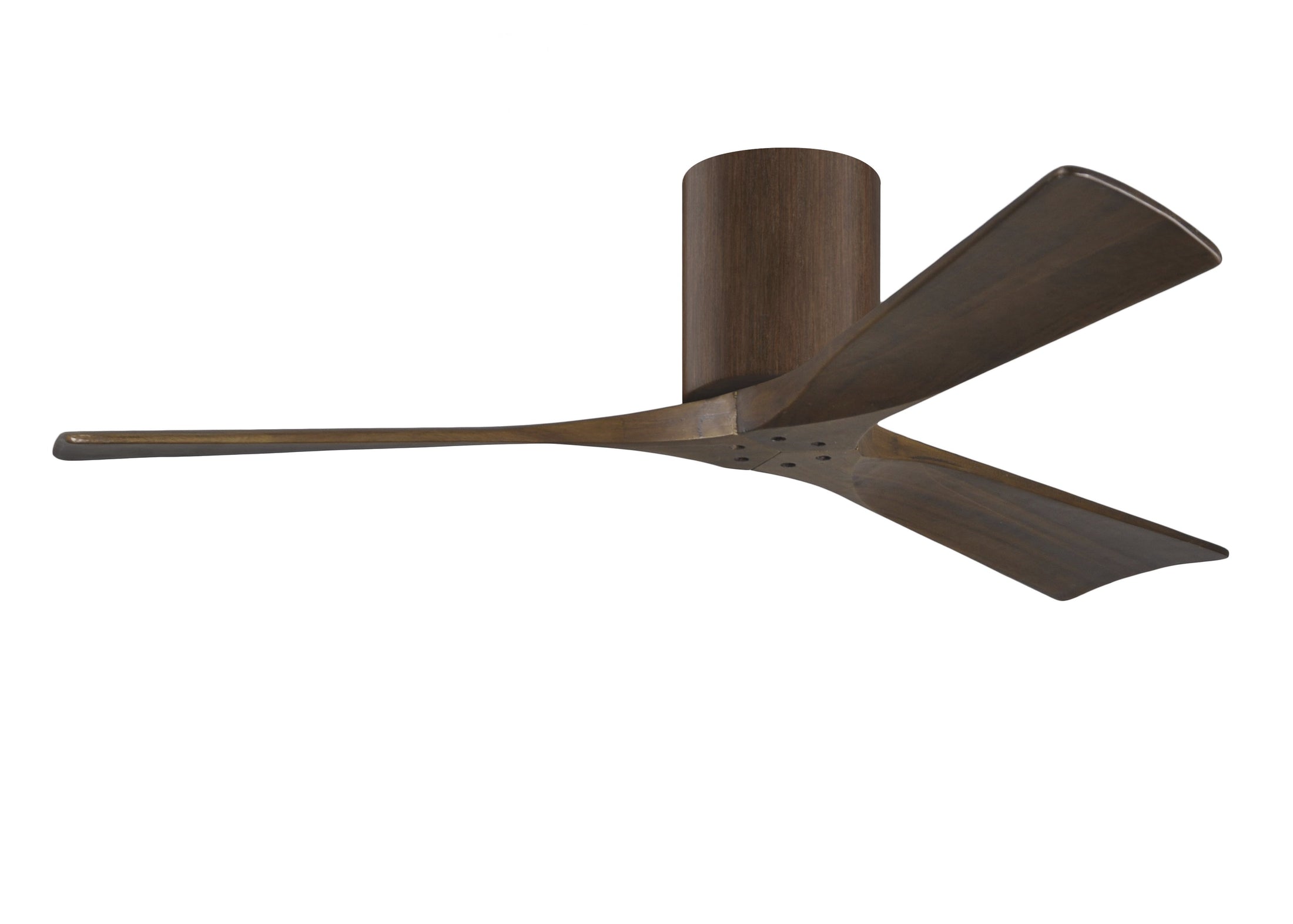 Irene Hugger 3-Blade Ceiling Fan - Walnut Finish with Walnut Blades