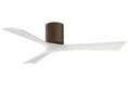 Load image into Gallery viewer, Irene Hugger 3-Blade Ceiling Fan - Walnut Finish with Matte White Blades
