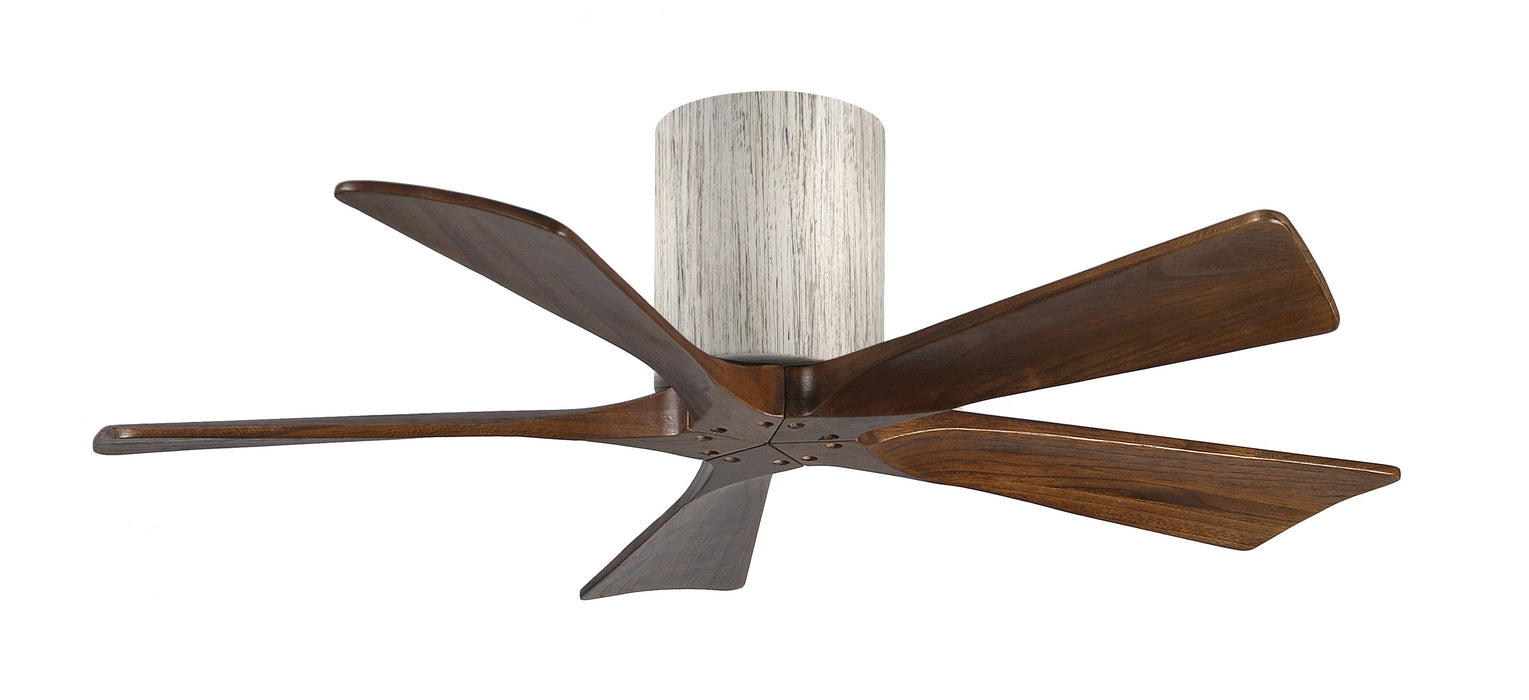 Irene Hugger 5-Blade Ceiling Fan - Barn Wood Finish with Walnut Blades