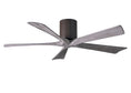 Load image into Gallery viewer, Irene Hugger 5-Blade Ceiling Fan - Textured Bronze Finish with Barn Wood Blades 
