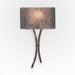 Ironwood Sprout Glass Wall Sconce - Oil Rubbed Bronze/Smoke Granite