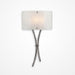 Ironwood Sprout Glass Wall Sconce - Satin Nickel/Frosted Granite