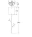 Ironwood Twig Linen Wall Sconce - Diagram