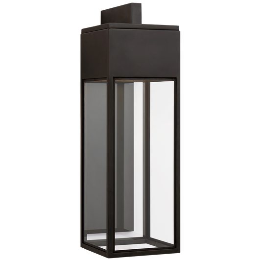 Irvine Large Bracketed Wall Lantern - Bronze Finish