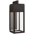 Load image into Gallery viewer, Irvine Medium Bracketed Wall Lantern - Bronze Finish
