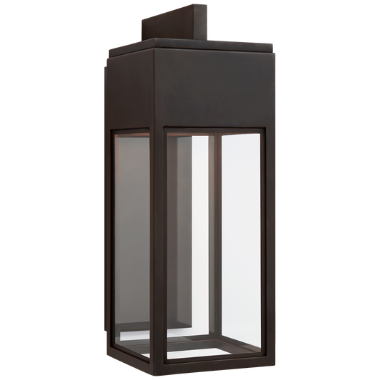 Irvine Medium Bracketed Wall Lantern - Bronze Finish