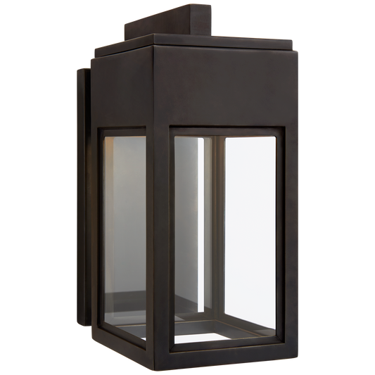 Irvine Small Bracketed Wall Lantern - Bronze Finish