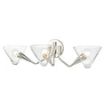 Load image into Gallery viewer, Isabella 3-Light Wall Sconce - Polished Nickel
