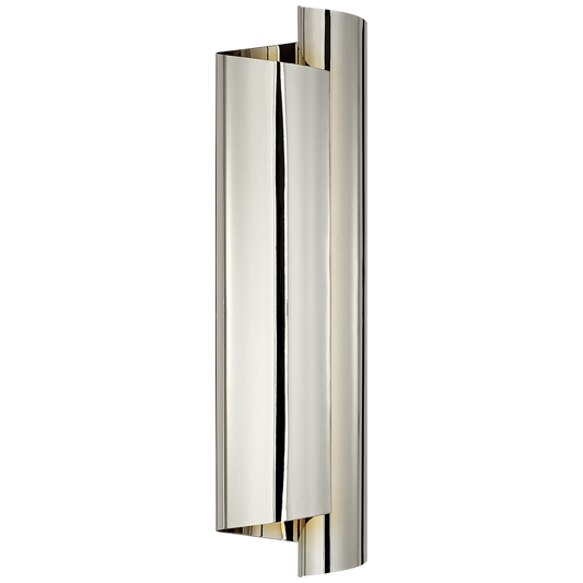 Iva Large Wrapped Sconce - Polished Nickel