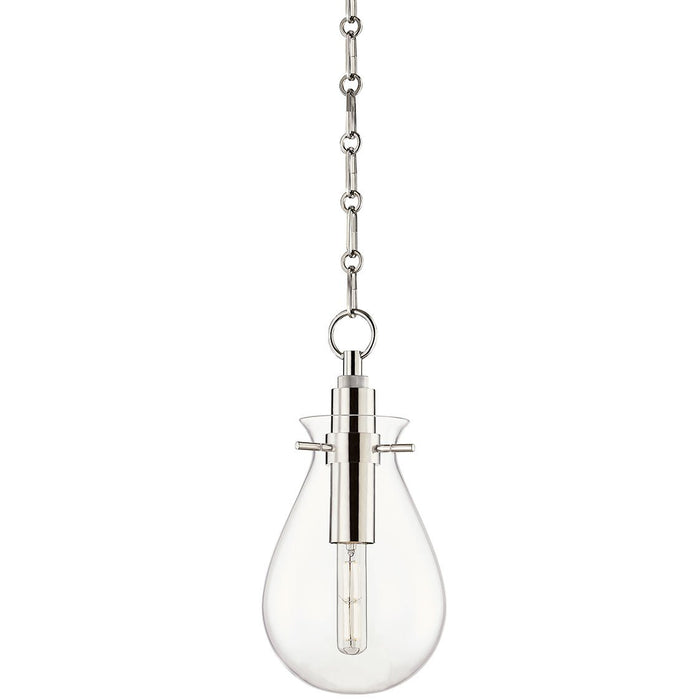 Ivy Small Pendant - Polished Nickel