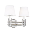 Load image into Gallery viewer, Jake 2-Light Bath Bar - Polished Nickel Finish
